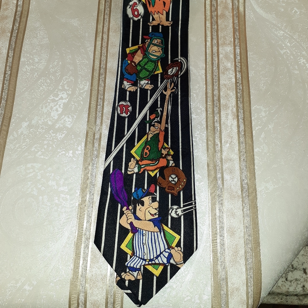 Vintage 1993 Flintstones Tie